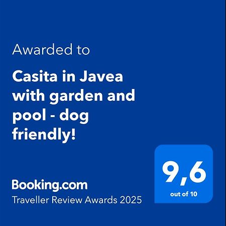 Casita In Javea With Garden And Pool - Dog Friendly! Dış mekan fotoğraf